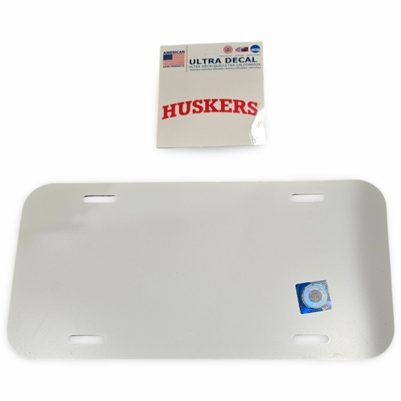 NEW! Nebraska Cornhuskers License Plate & Decal Set - Picture 5 of 6